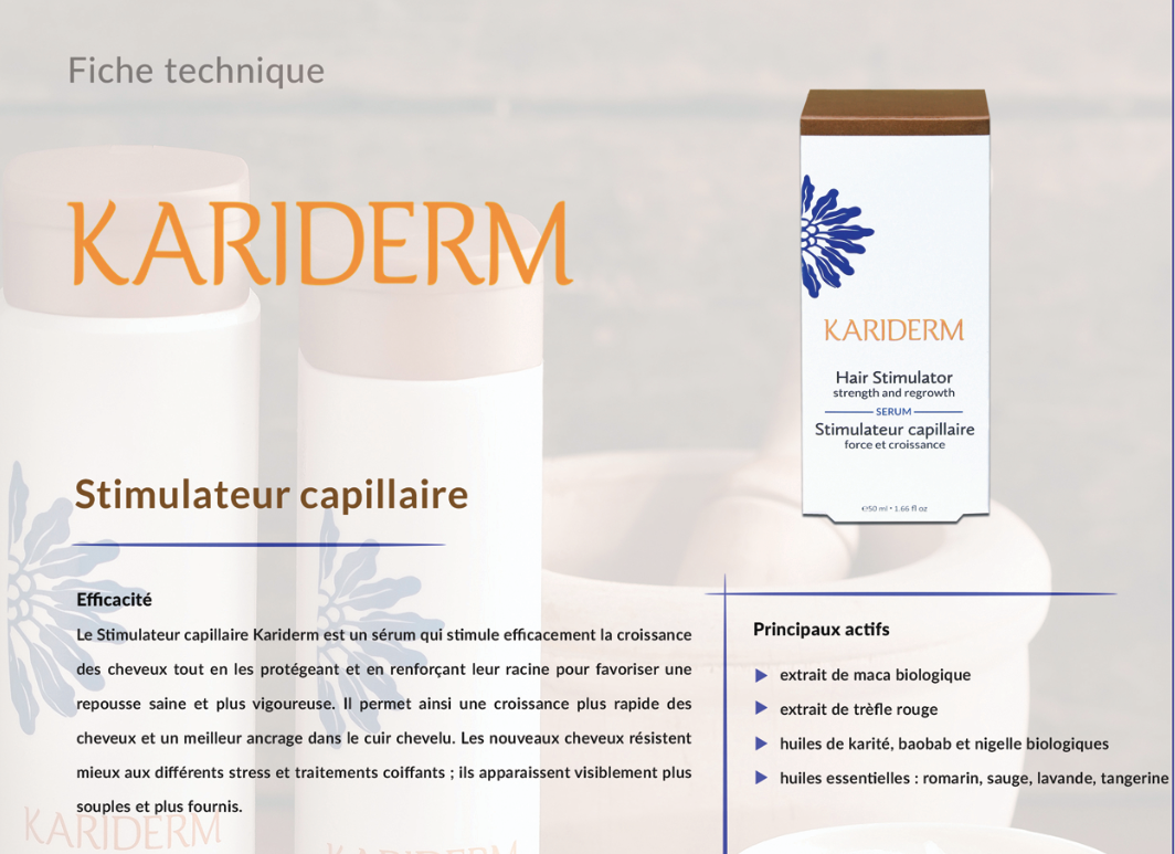Stimulateur capillaire - Kariderm - 50ml