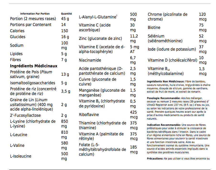 UltraGI Replenish - Metagenics - 574g