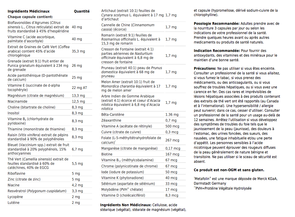 PhytoMulti - Metagenics - 60 capsules