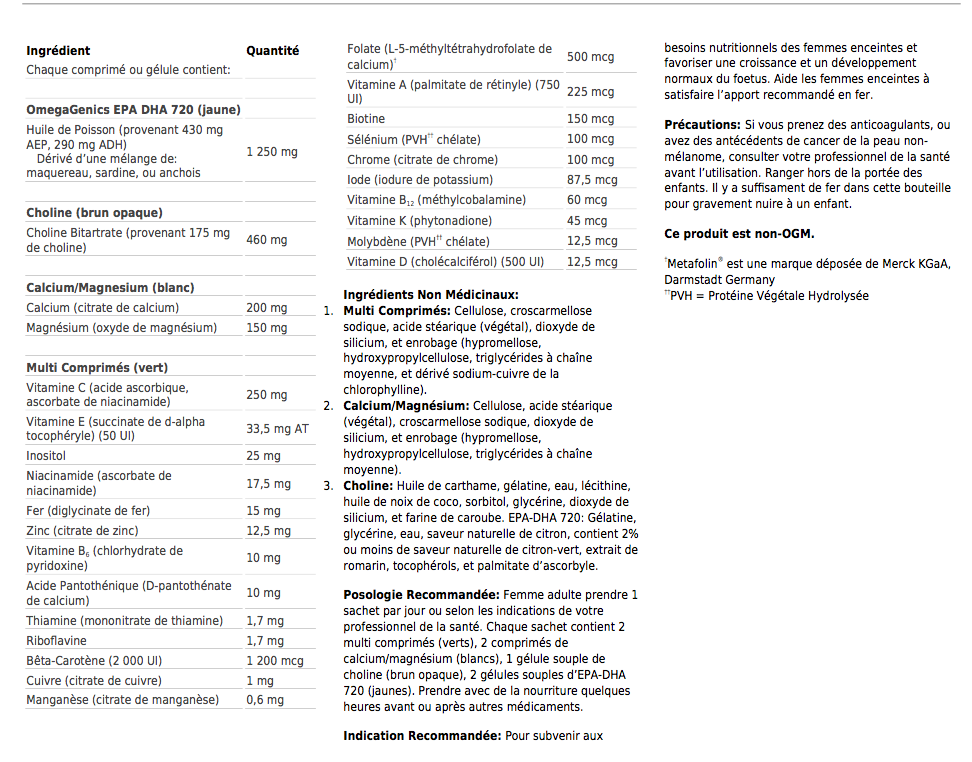 Wellness Essentials- Femme enceinte