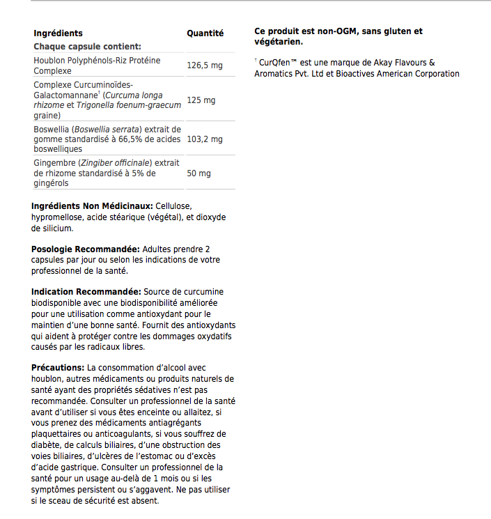 Inflavanoid Intensive Care - Metagenics - 120 capsules