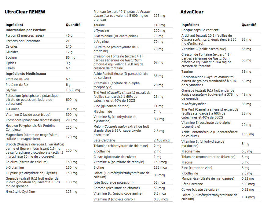 Clear Change - Metagenics - Vanille