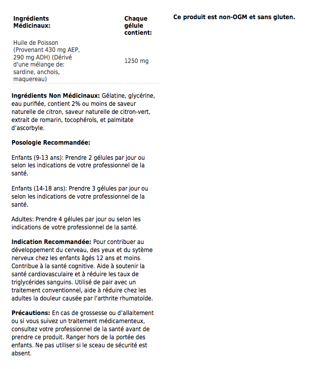 OmegaGenics EPA-DHA 720 - Metgenics