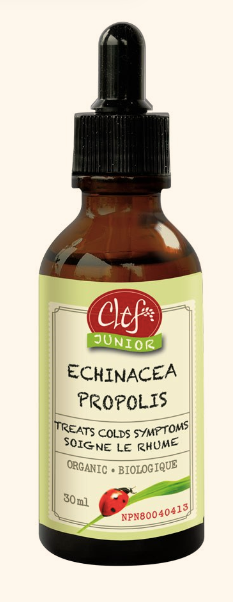 Échinacéa Propolis - Soigne le rhume et les infections des voies respiratoires - Clef des champs - Glycéré sans alcool - 60ml