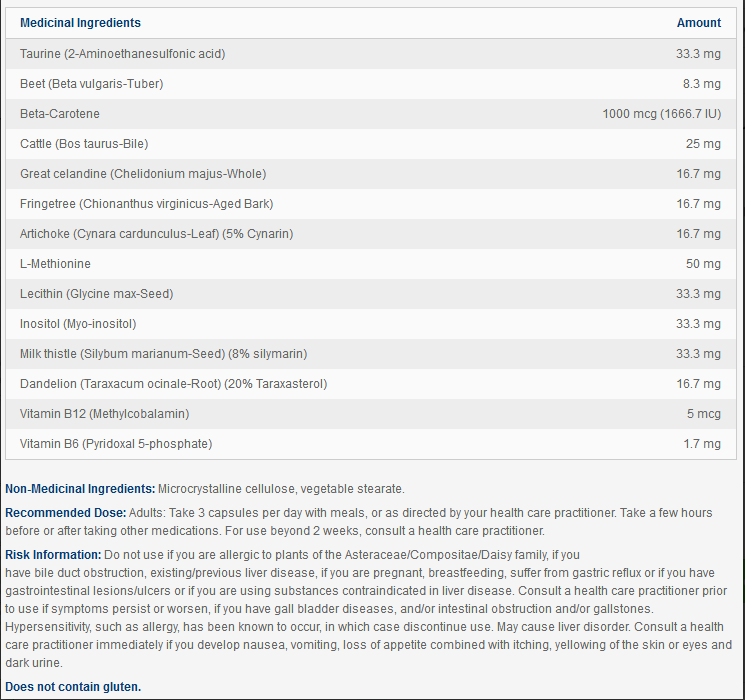 LV-GB Complex - Designs for health - 90 capsules