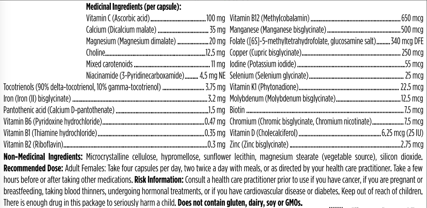 Prenatal Pro - Designs for health -  120 capsules