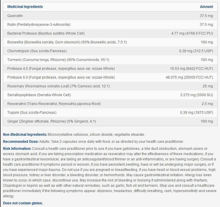 Inflammatone - Designs for health - 60 capsules