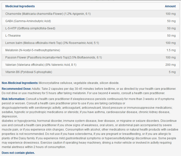 Insomnitol - Designs for health - 60 capsules