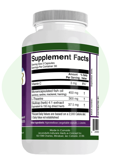 LTO3 Sans Saveur - Herb-e-Concept - 90 capsules