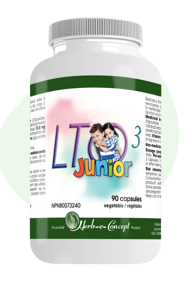LTO3 Junior - Herb-e-Concept - 90 capsules