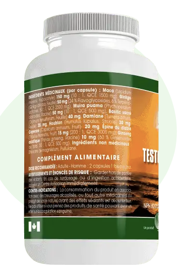 Testostér'homme - Herb-E-Concept - 45 capsules
