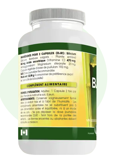 Bam-Bü Silicium - Herb-e-Concept - 60 capsules