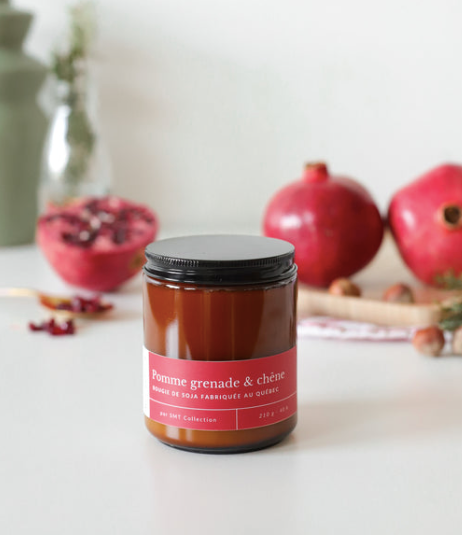 Bougie de soja - Pomme grenade & Chêne - Moi D'abord