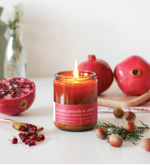 Bougie de soja - Pomme grenade & Chêne - Moi D'abord