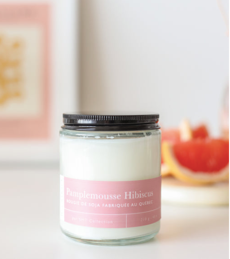 Bougie de soja - Pamplemousse & Hibiscus - Moi D'abord