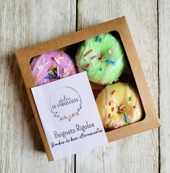Beignets rigolos - bombes de bain