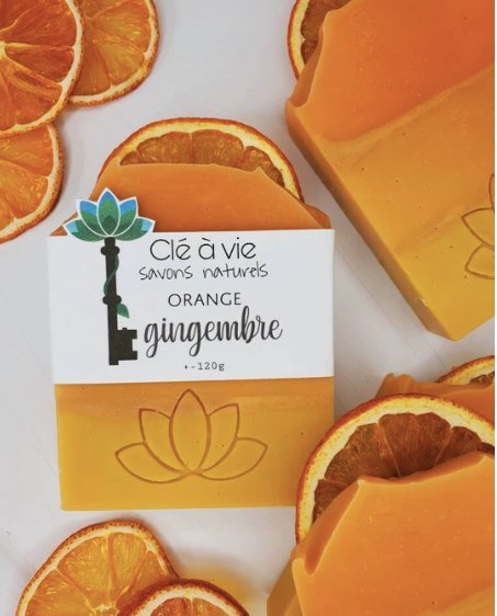 Savon Orange-Gingembre - Clé à vie