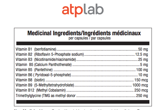Methyl Syner-B - ATP Lab - 60 capsules