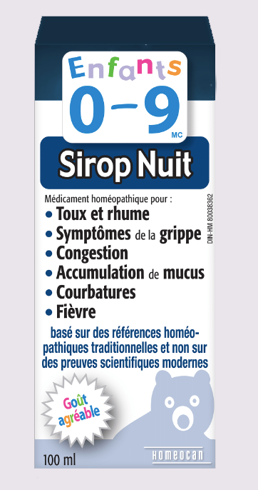 Sirop Nuit - 100ml - Enfants 0-9 ans