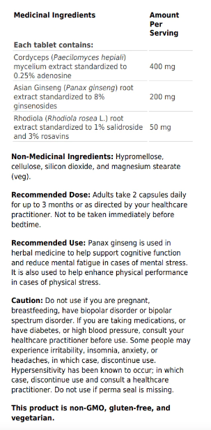 Adreset - Metagenics - 60 capsules