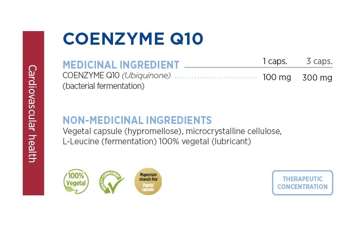 Coenzyme Q10 (100mg) - Gamma Force - 60 capsules