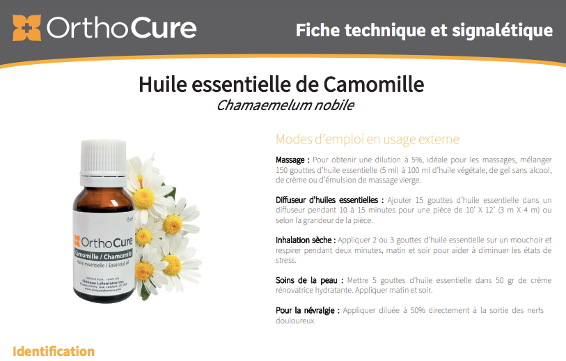 Camomille - Orthocure - 15ml