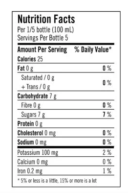 Vinaigre de cidre de pomme - Gingembre et citron - Flora - 500ml
