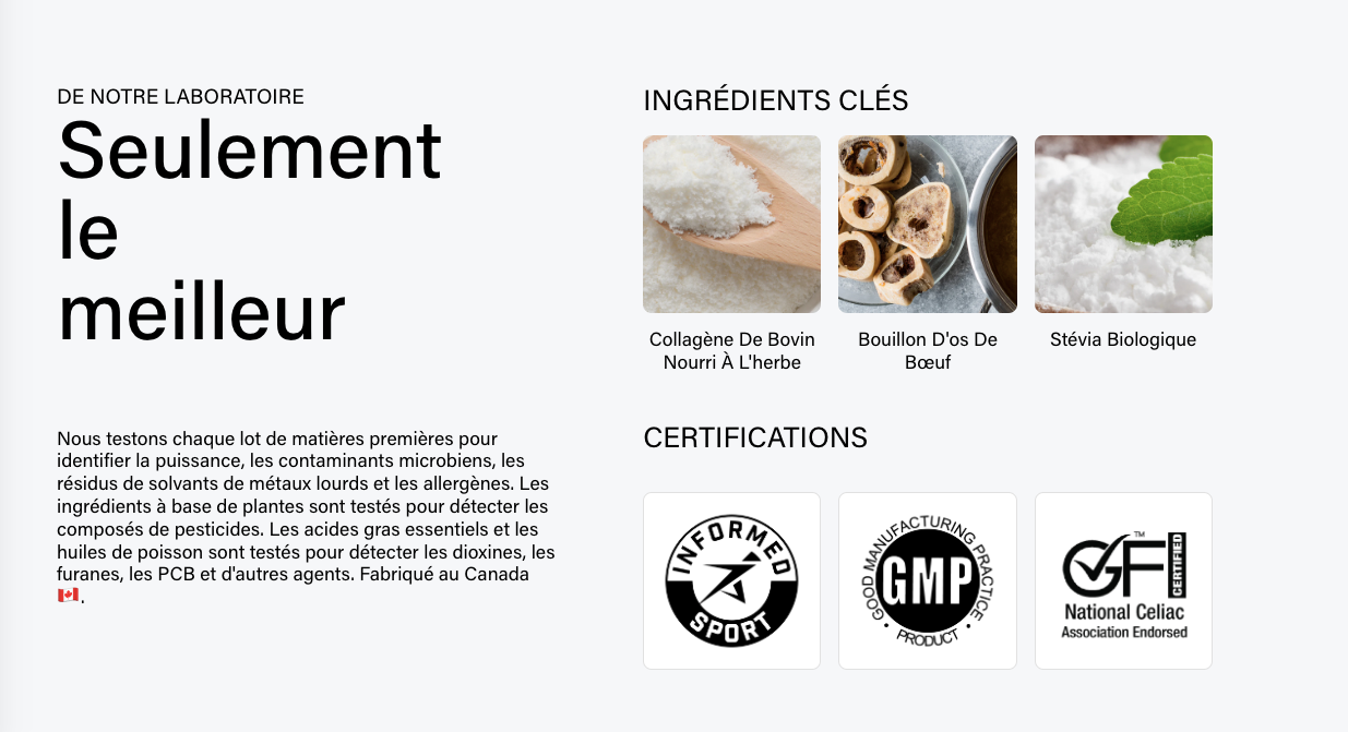 Protéines de boeuf suprême - Atp Lab - Chocolat ou Vanille - 850g