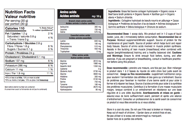 Protéines de boeuf suprême - Atp Lab - Chocolat ou Vanille - 850g