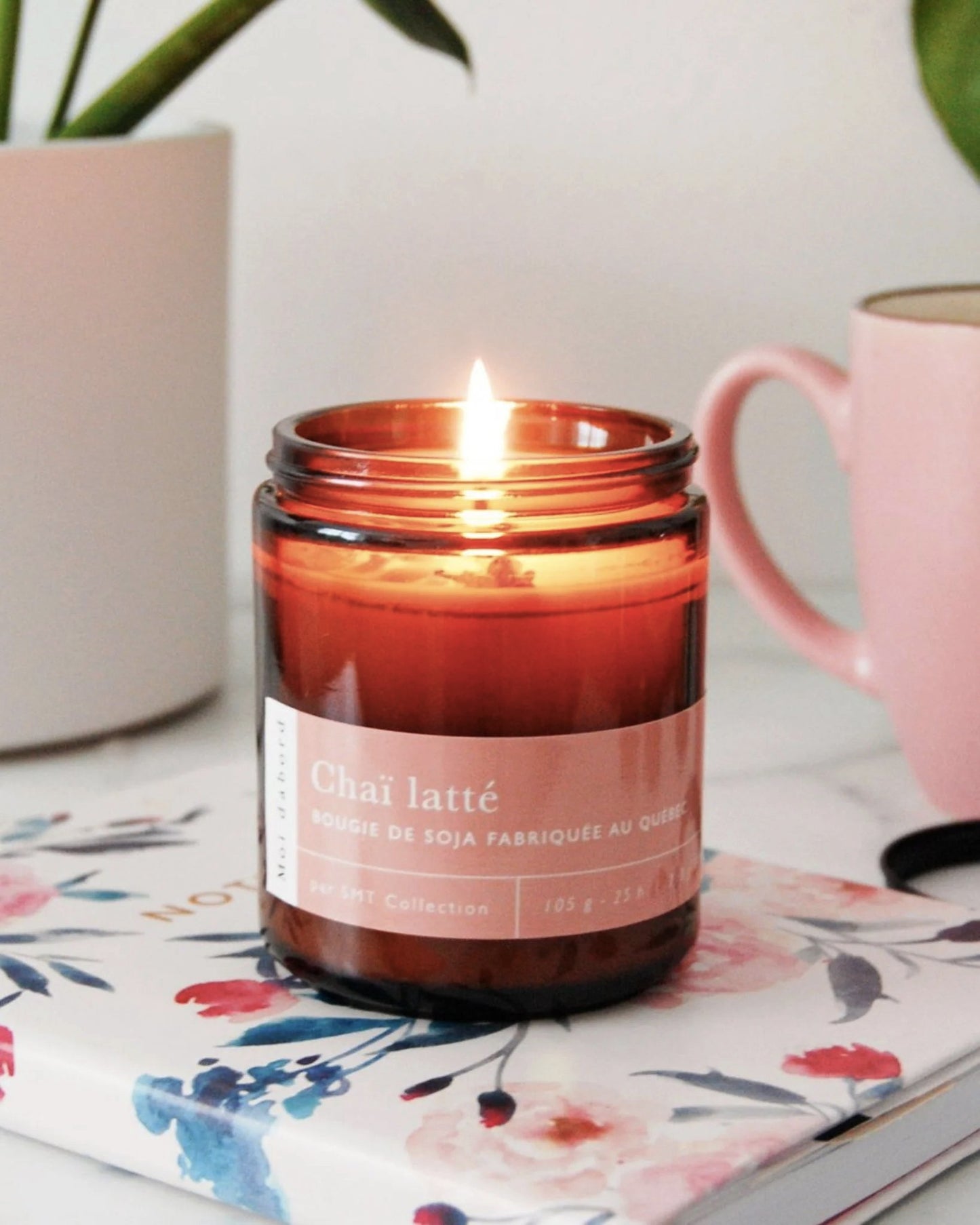 Bougie de soya Chai Latté - Moi D'abord