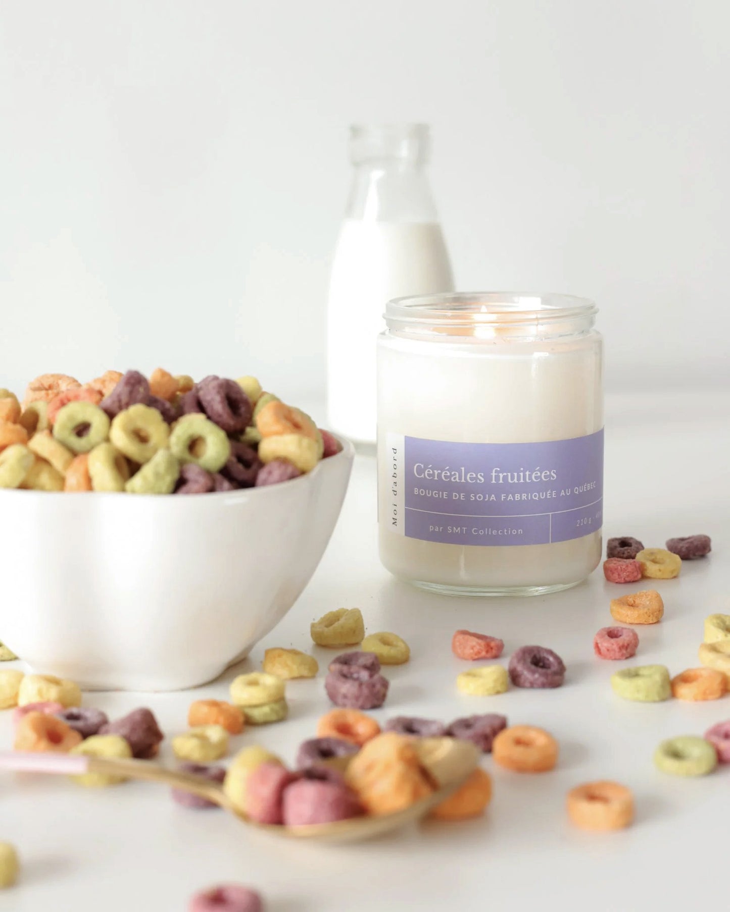 Bougie de soja - Céréales Fruitées - Moi D'abord