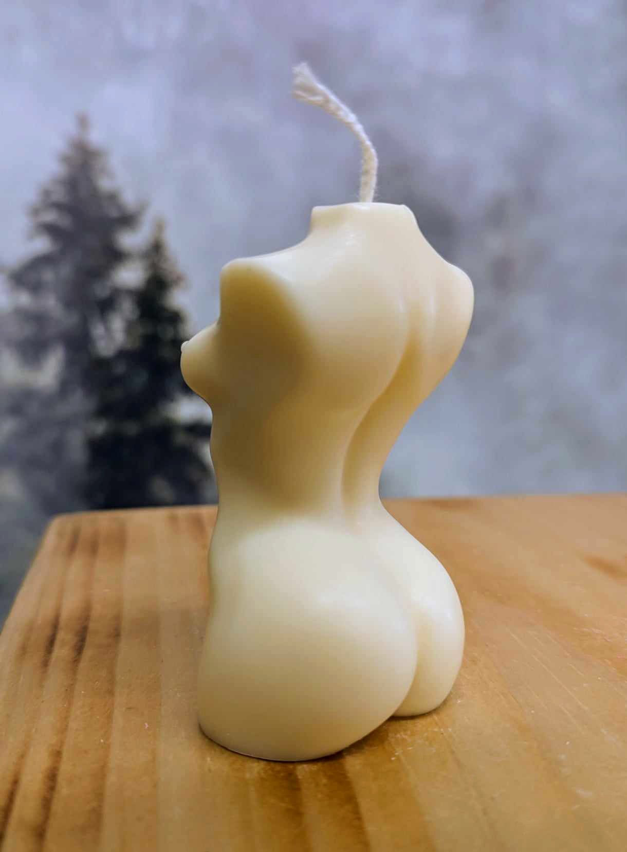 Bougie de soya - Femme nue