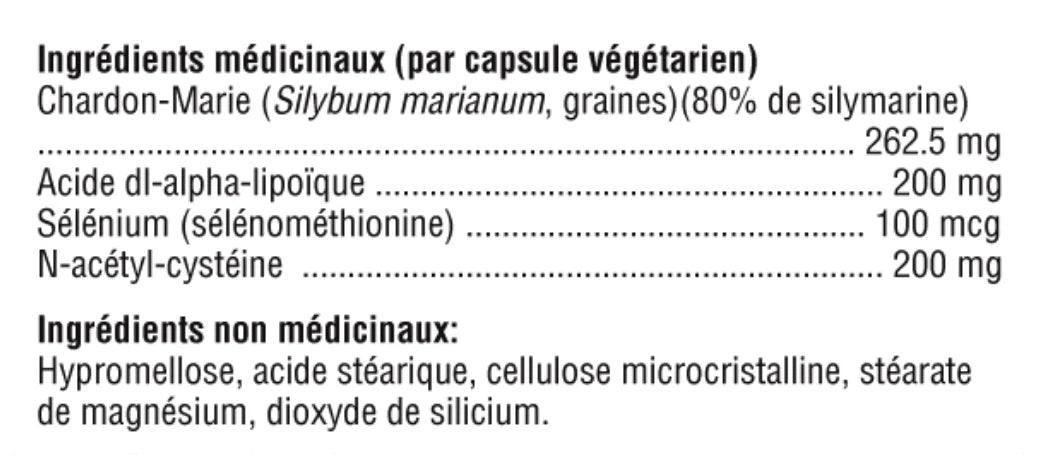 Liver Protect (Protection du foie) - Xymogen - 60 capsules