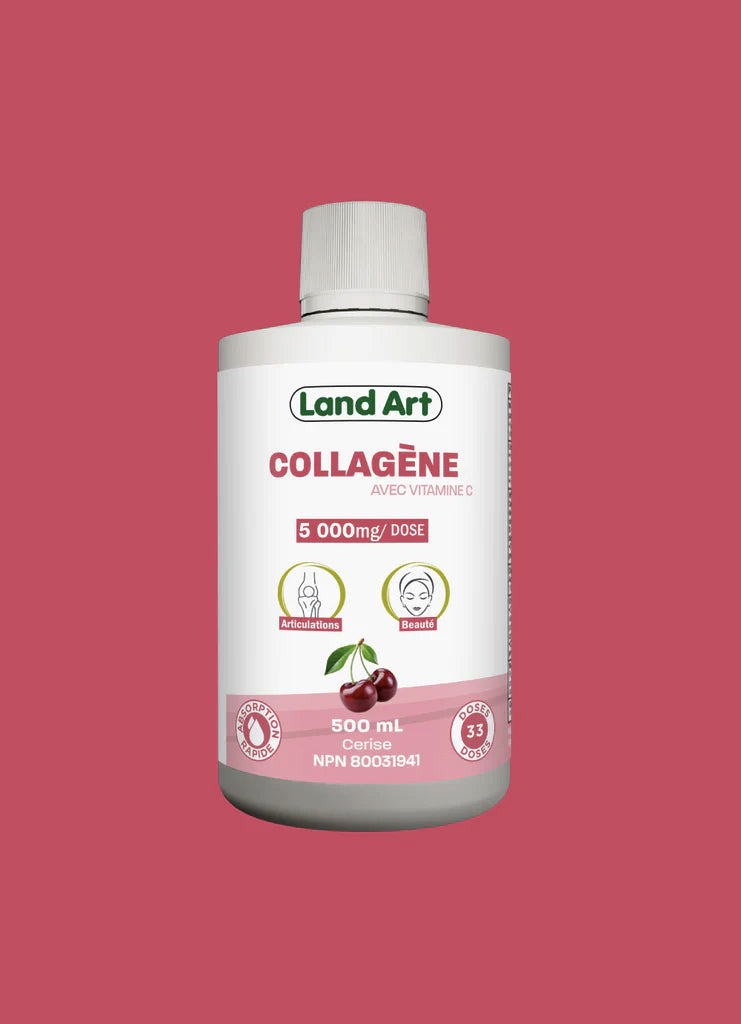 Collagène - Liquide 500ml - Cerise - Land Art