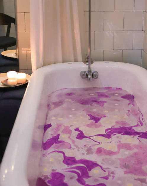 Cubes de bain effervescents - Orchidée, vanille & amande - Moi D'abord