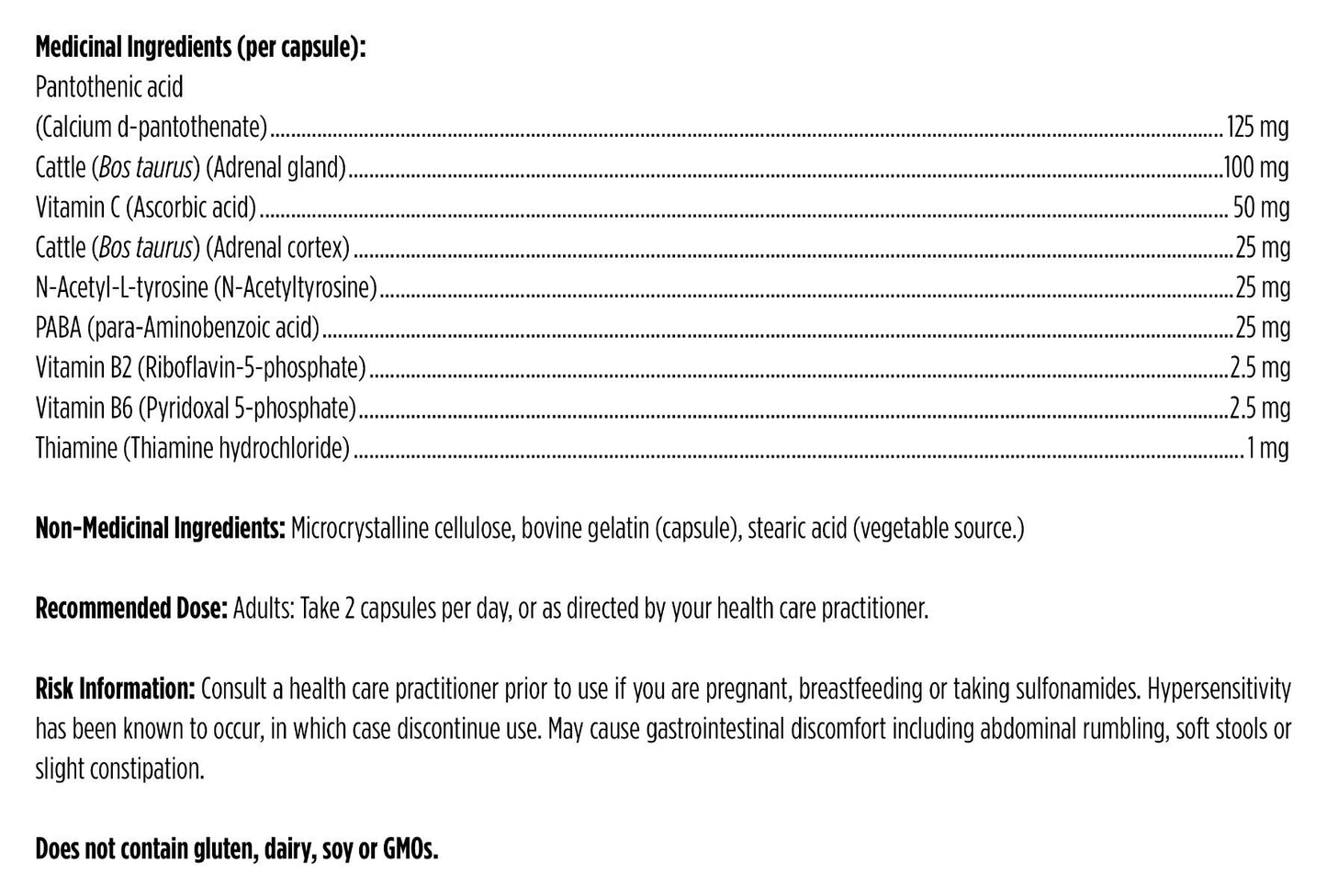 Adrenal Complex - Designs for Health - 120 gélules