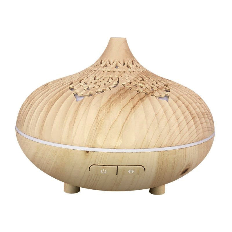 Diffuseur à huiles essentielles ultrasonique en bambou recyclé - Ouda - Comptoir Aroma