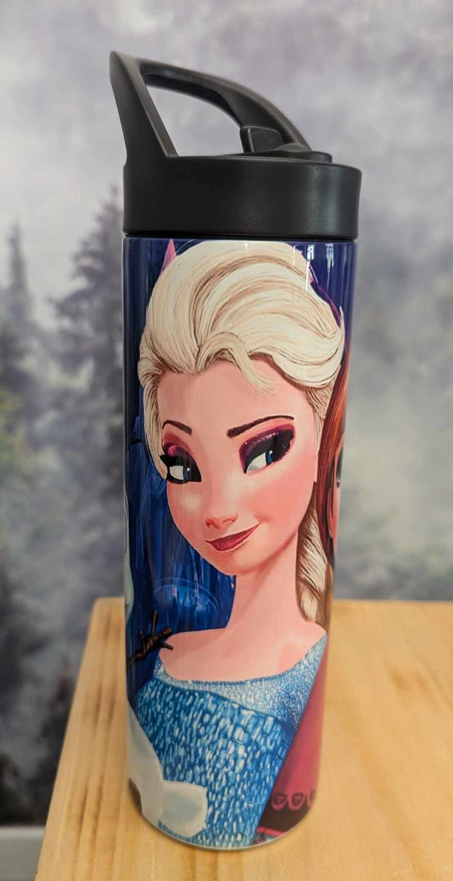 Bouteille isotherme sport 20 oz. - Elsa, Anna , Olaf