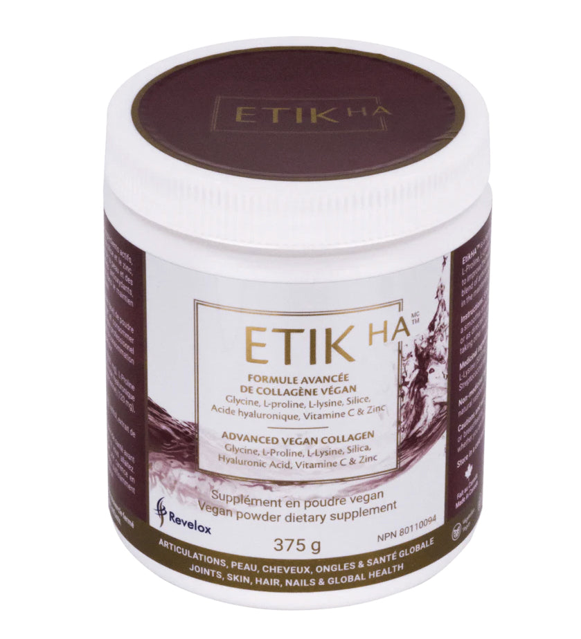 EtikHA - Formule de Collagène avancée vegan - Revelox - 375g (poudre framboise)