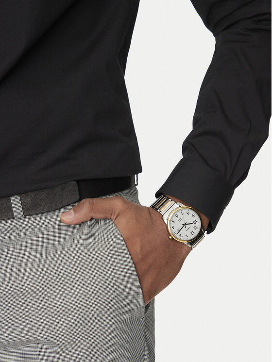 Montre Timex TW2W52100 pour hommes bracelet extensible 2 tons