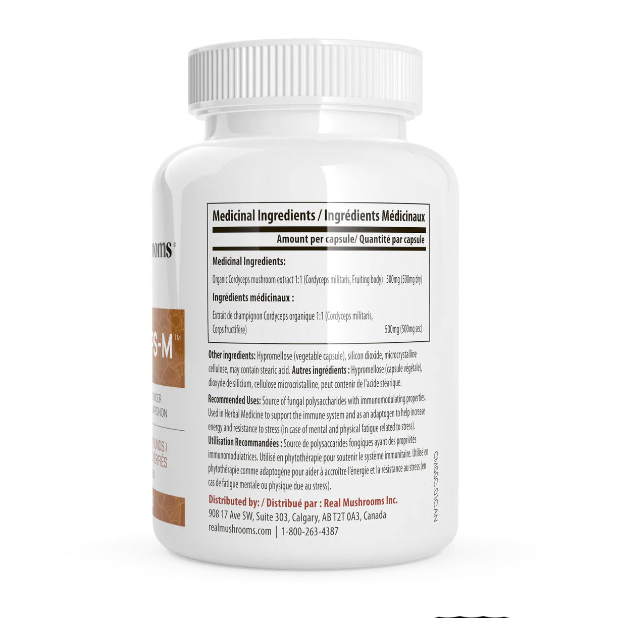 Cordyceps Organique - Real Mushrooms - 120 capsules