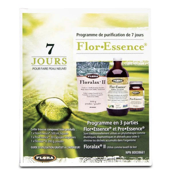 Programme de purification 7 jours - Flor-Essence - Flora (3 produits inclus)