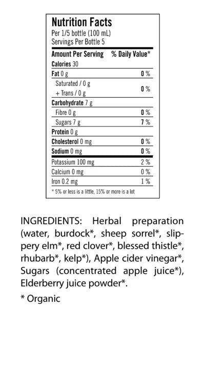 Vinaigre de cidre de pomme - Sureau - Flora - 500ml