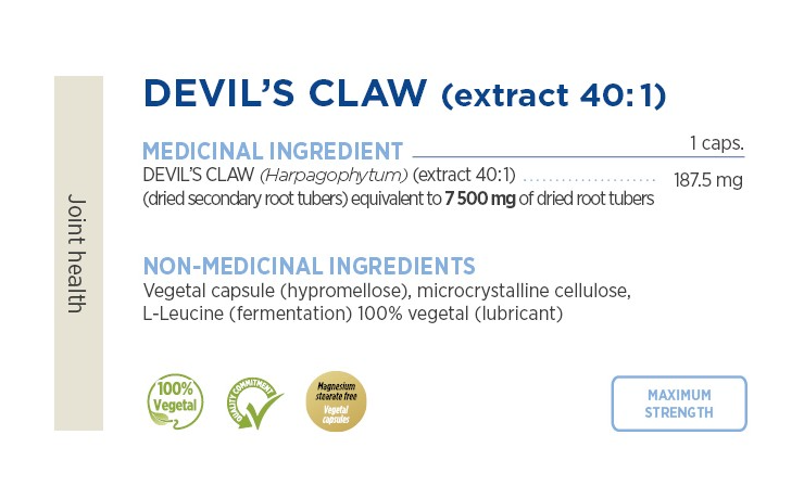 Griffe du diable - Gamma Force- 60 capsules