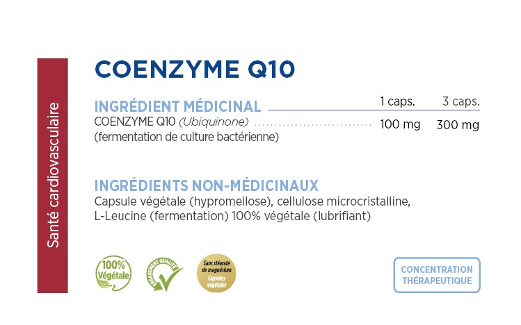 Coenzyme Q10 (100mg) - Gamma Force - 60 capsules