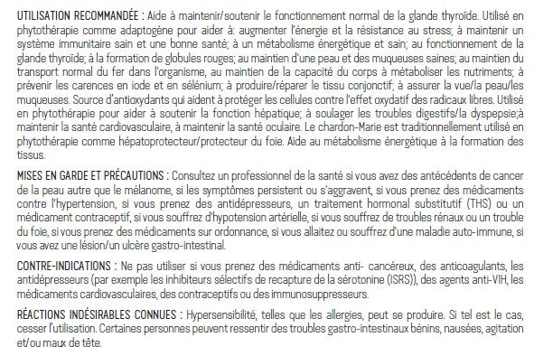 Thyromed - Soutien la thyroïde - Alterra / Herbasanté - 90 gélules