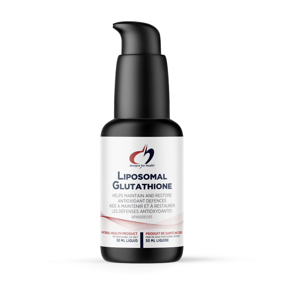 Glutathion Liposomal - Support antioxydant - Designs For Health - 50ml