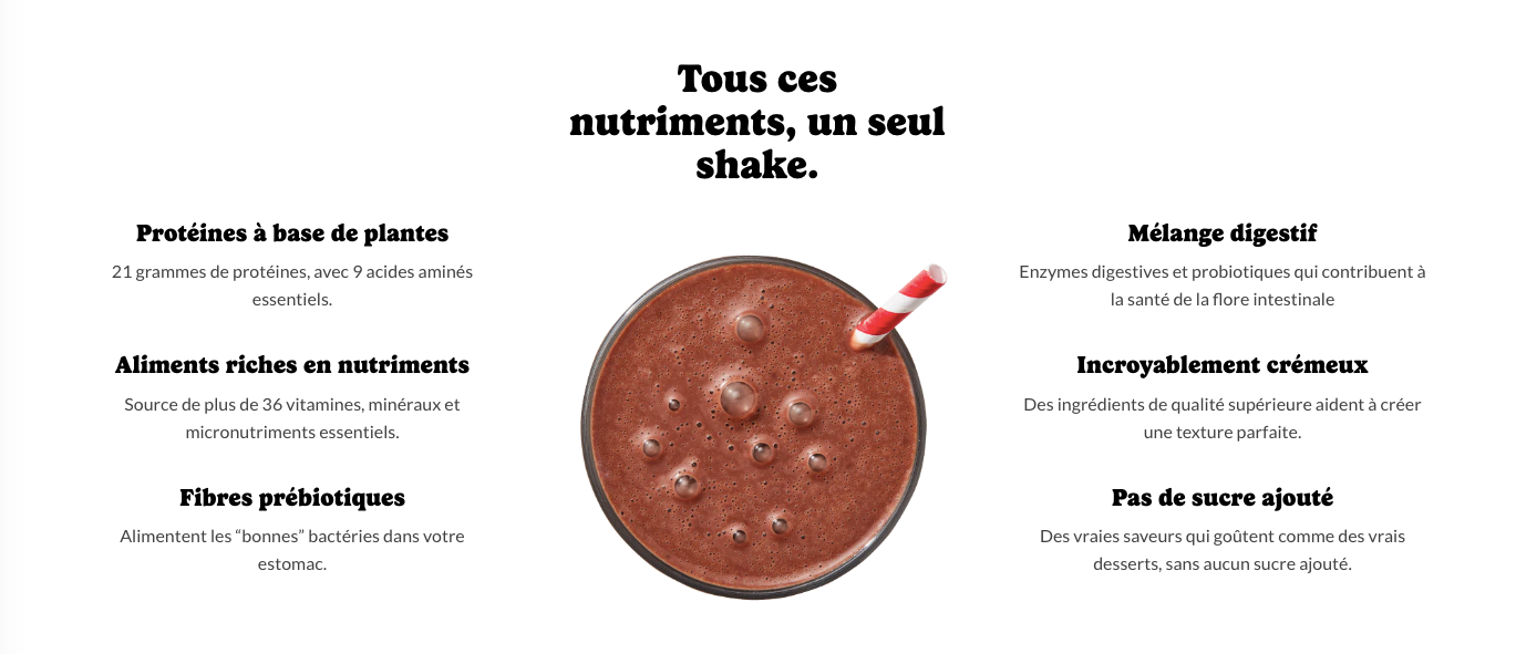 Protéines végétales - Boisson tout-en-un - Fudge au chocolat- Good Protein - 2 formats