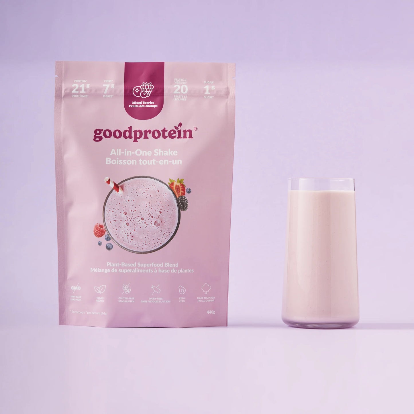 Protéines végétales - Fruits des champs - Good Protein - 2 formats