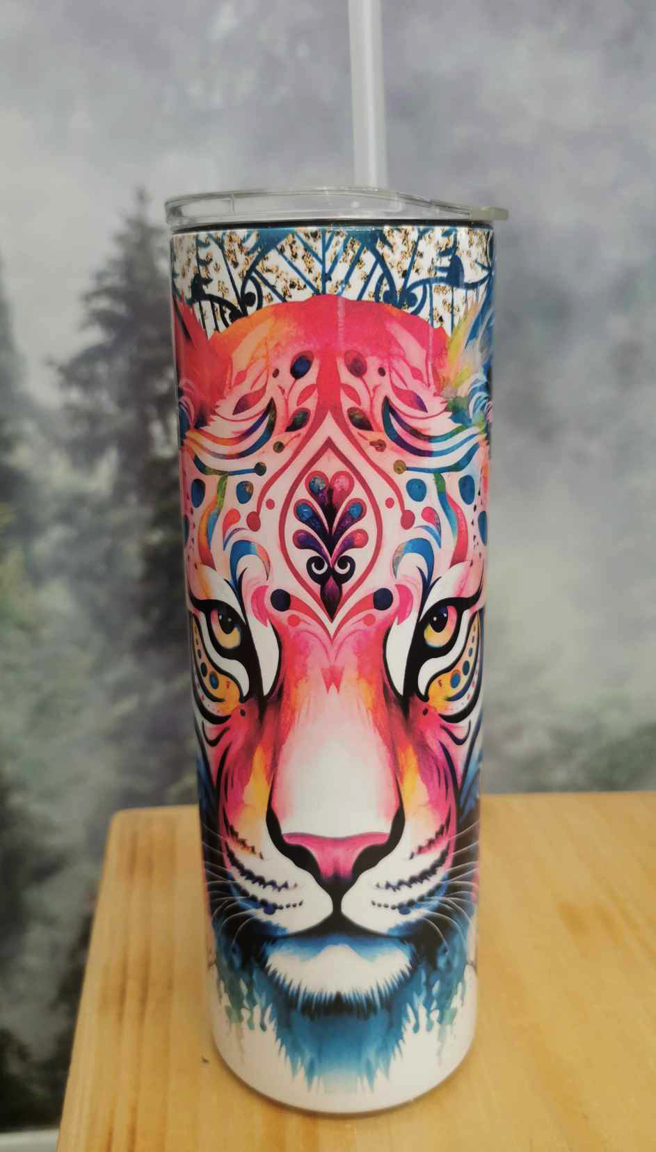 Gourde isotherme sport 20 oz. - Tigre Mandala